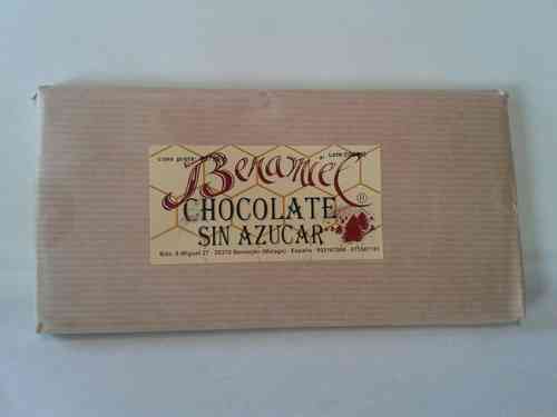 Chocolate Artesano Negro sin Azúcar