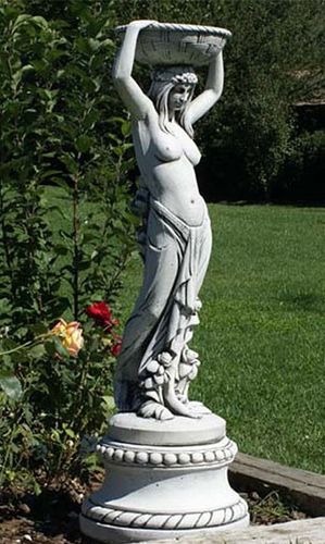 Statua Moira in cemento H cm 120
