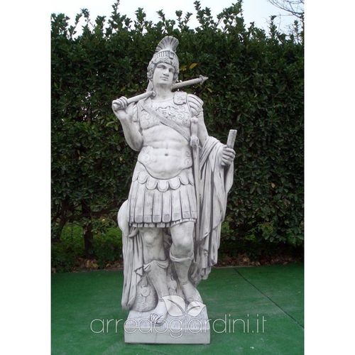 Statua Centurione Romano in cemento H cm 172