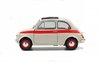 FIAT 500 L SPORT 1960 WHITE/RED 1:18 Solido