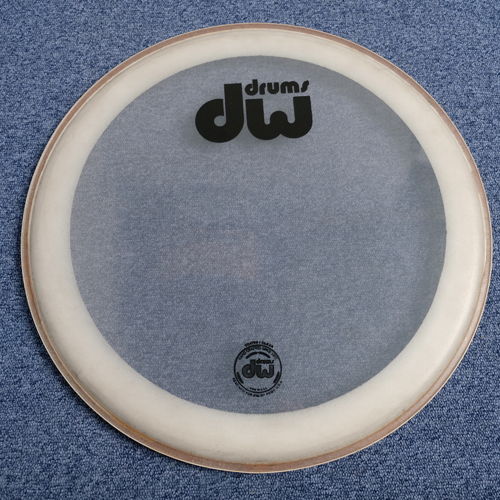 DW 18" Bass Drum Head With Logo Made by Remo