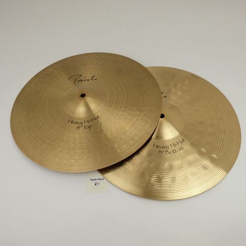 15" Paiste Signature Heavy Hi-Hat cymbals set 1515 - 1285 grams from 1992