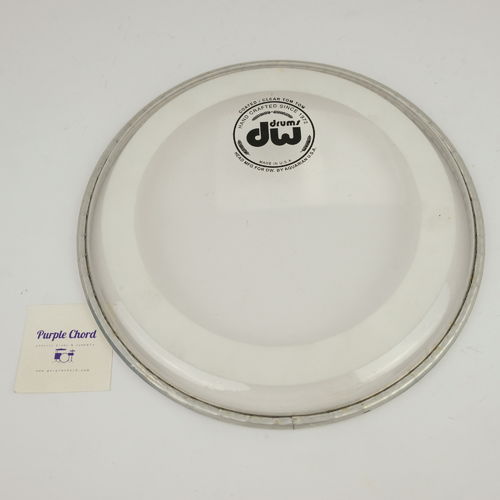 DW 8" Coated/Clear Tom Tom Drum Head NOS