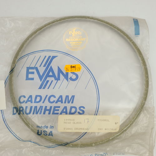 Evans Cad-Cam 8" Resonant Drum Head NOS